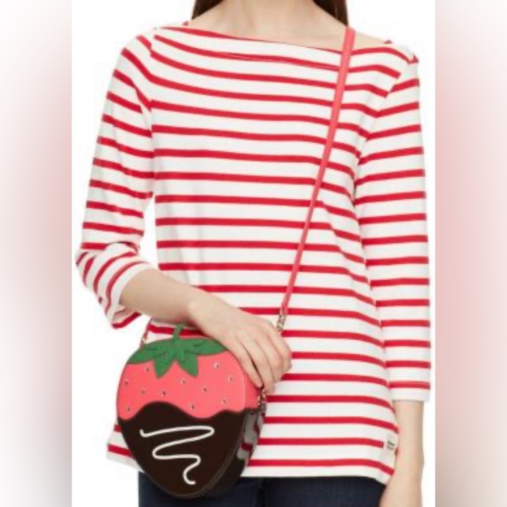 Kate Spade Rare Crème de la Creme Chocolate-Dipped Strawberry Crossbody